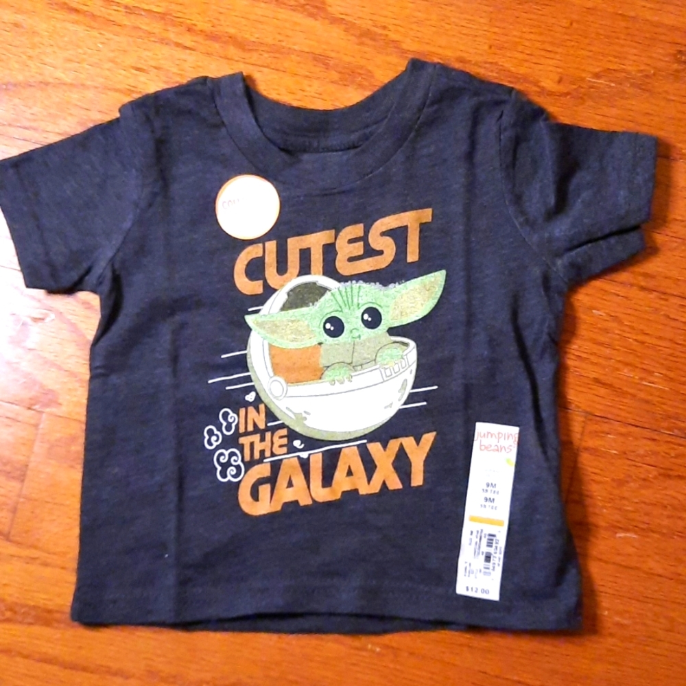NWT Star Wars Baby Yoda t-shirt. Size 9 month.